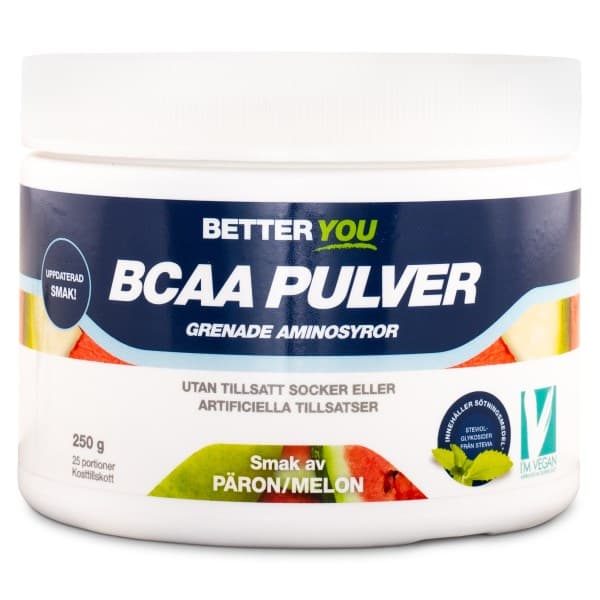 Better You BCAA Jauhe, Päärynä/Meloni, 250 g -20%