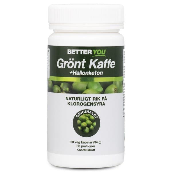Better You Vihreä kahvi ja Vadelmaketoni, 60 kapselia -20%