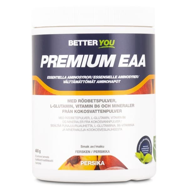 Better You Premium EAA, Persikka, 480 g -20%