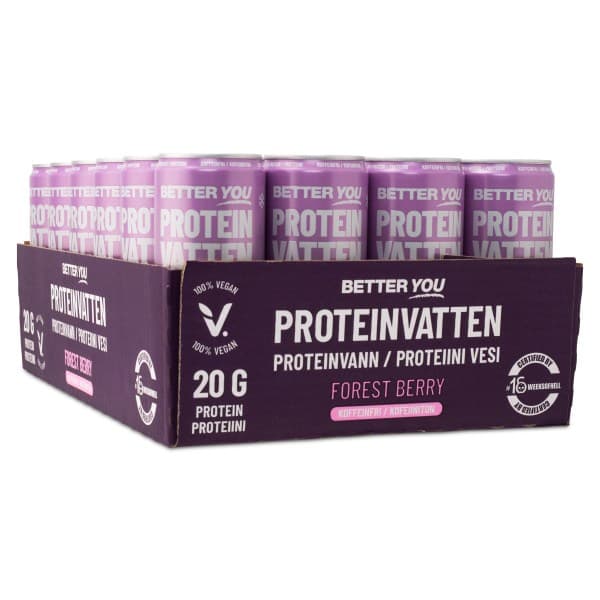 Better You Proteiinivesi, Forest Berry, 24 kpl -20%