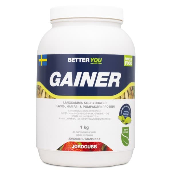 Better You Vege Gaineri, Mansikka, 1 kg -20%