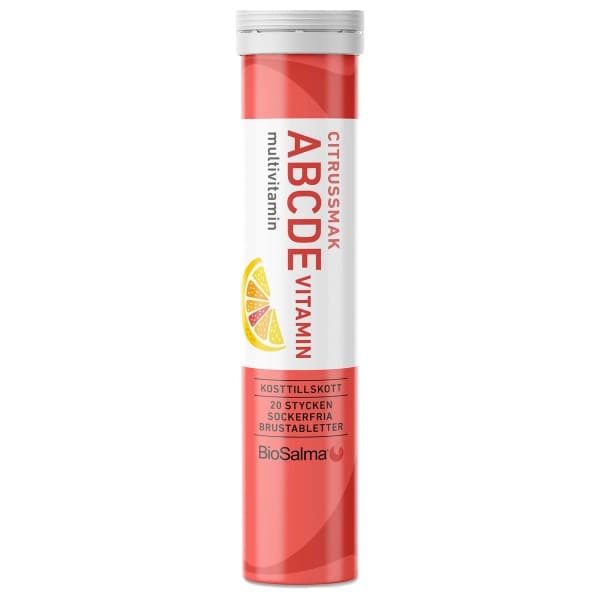 BioSalma ABCDE-vitamiini, Sitrus, 20 poretablettia -21%