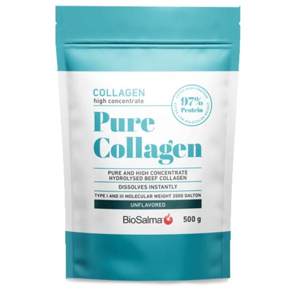 BioSalma Pure Collagen 100%, Maustamaton, 500 g