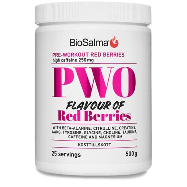 BioSalma PWO, Punaiset Marjat, 500 g -30%
