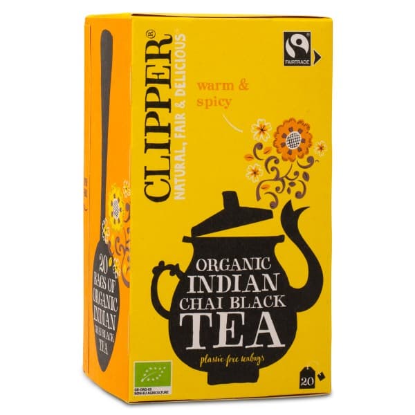 Clipper Tea Indian Chai Luomu, 20 pussia