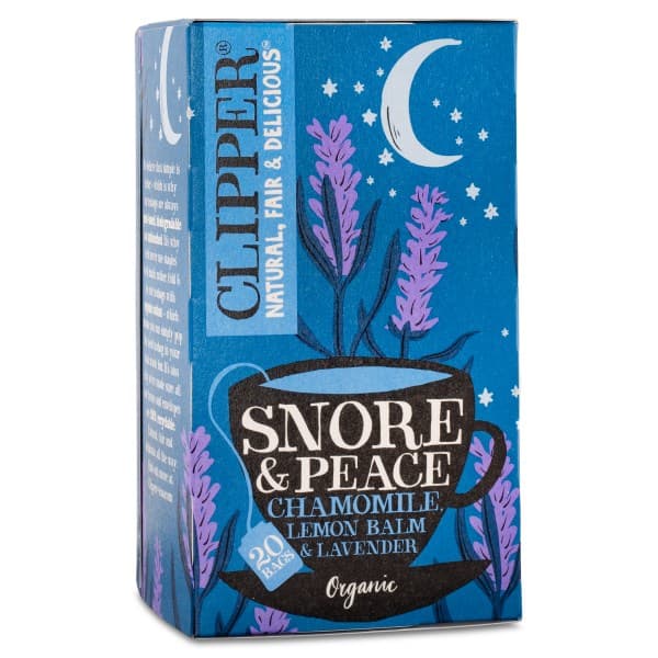 Clipper Tea Snore & Peace Infusion Tea Luomu, 20 pussia