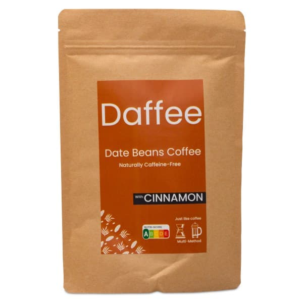 Daffee Kofeiiniton Taatelikahvi, Kaneli, 250 g