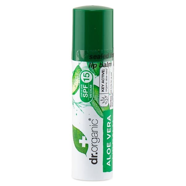 Dr Organic Aloe Vera Lip Balm, 5,7 ml -20%