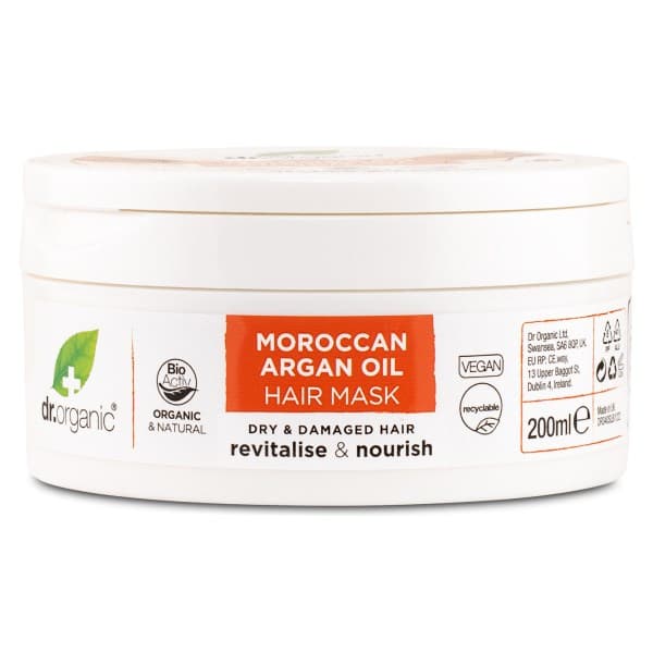 Dr Organic Arganöljy Hiusnaamio , 200 ml