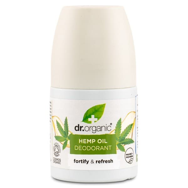 Dr Organic Hamppuöljy Deo Roll-on, 50 ml