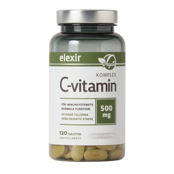 Elexir Pharma C-vitamiini, 120 tablettia -25%