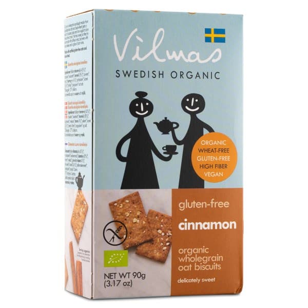 Fjällbergets Bageri Vilmas Kex Eko, Kaneli, 90 g