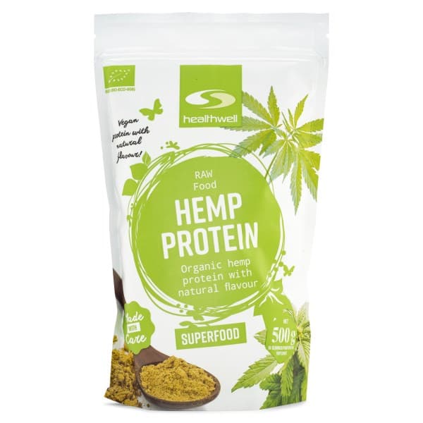 Healthwell Hamppuproteiini Luomu, 500 g