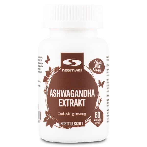 Healthwell Ashwagandha- kapselit, 60 kapselia
