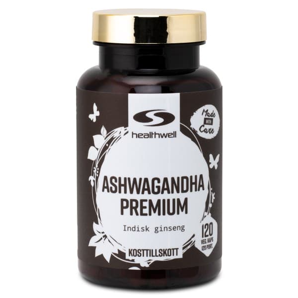 Healthwell Ashwagandha Premium, 120 kapselia
