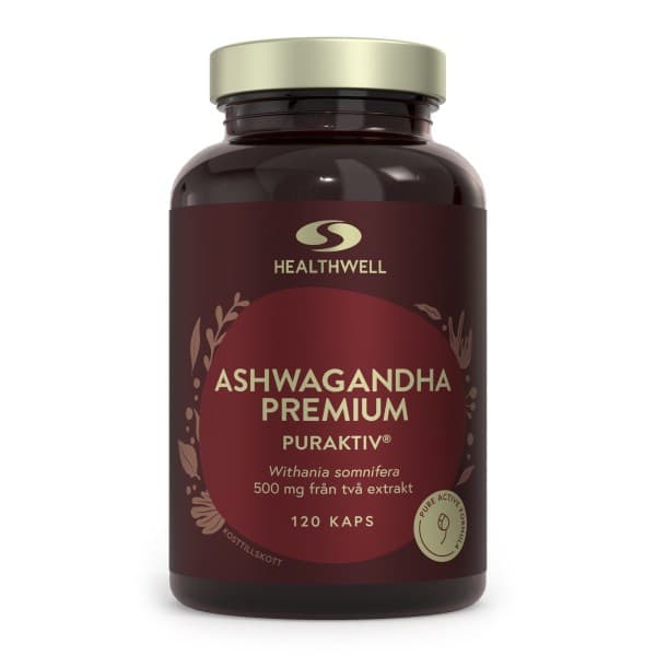 Healthwell Ashwagandha Premium, 120 kapselia