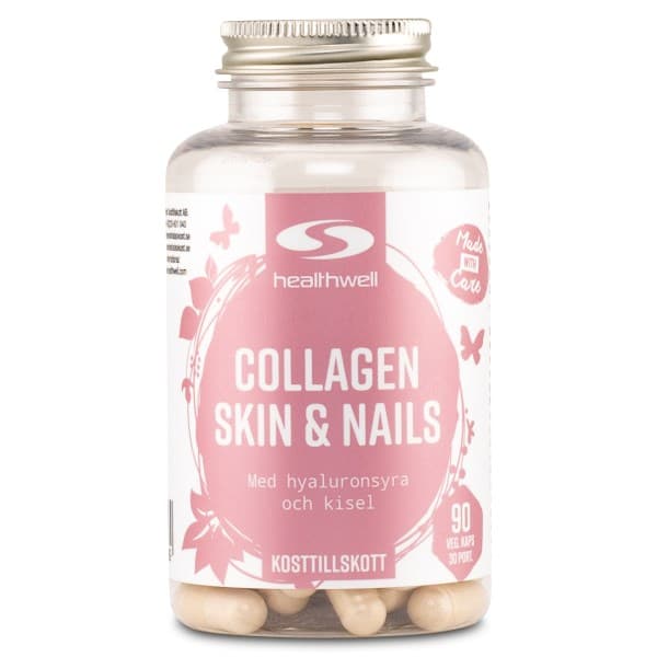 Healthwell Collagen Skin And Nails, 90 kapselia -20%