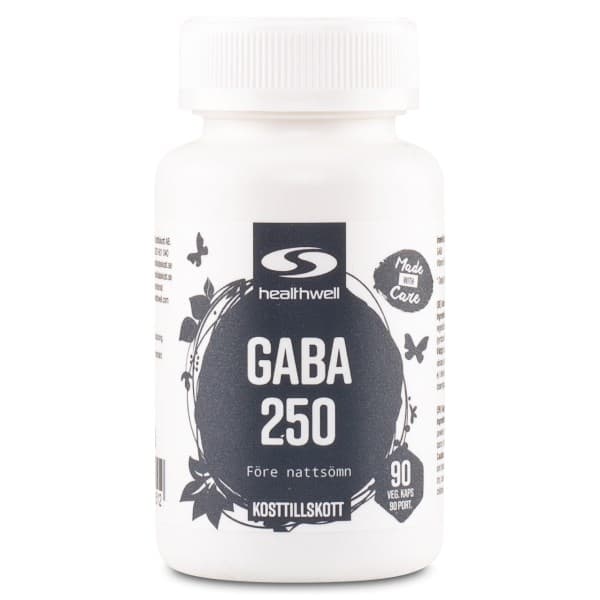 Healthwell GABA 250, 90 kapselia