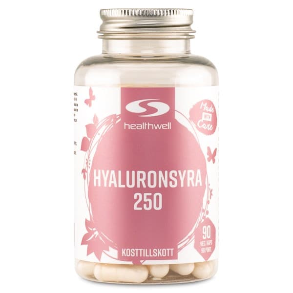 Healthwell Hyaluronihappo 250, 90 kapselia -20%