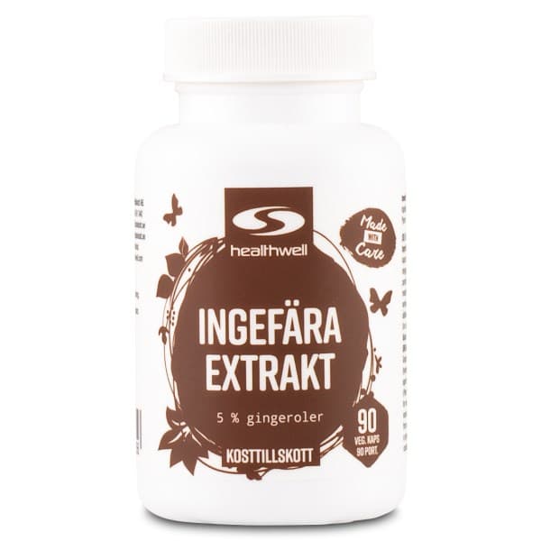 Healthwell Inkivääri, 90 kapselia -20%