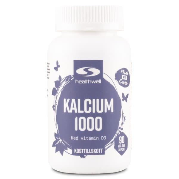 Healthwell Kalsium 1000, 90 tablettia