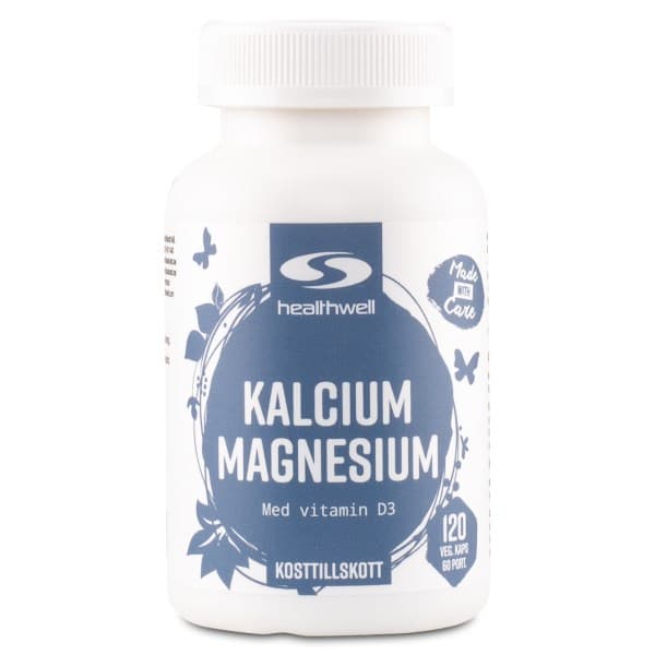 Healthwell Kalsium & Magnesium , 120 kapselia