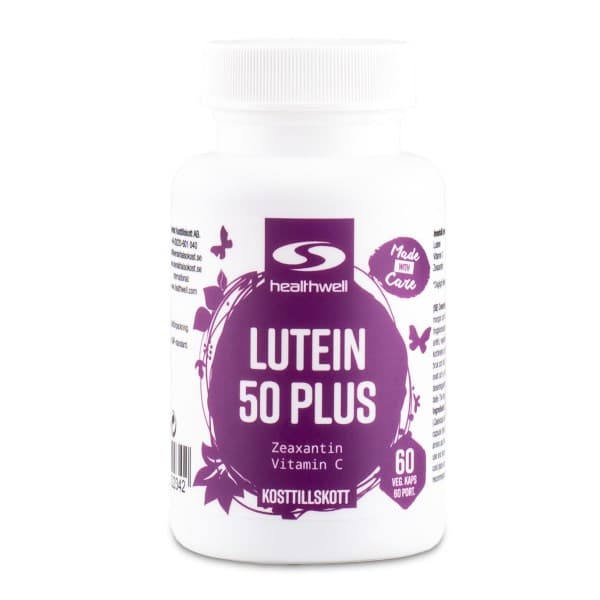 Healthwell Luteiini 50 Plus, 60 kapselia