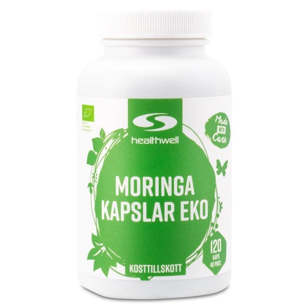Healthwell Moringa Kapselit Luomu, 120 kapselia