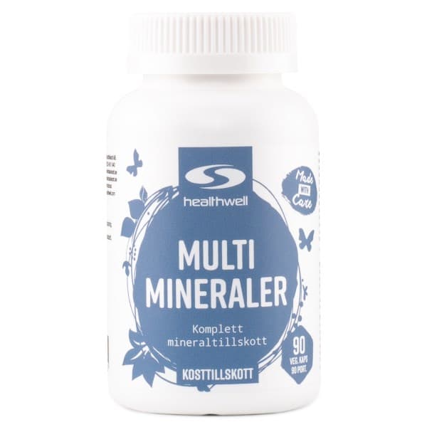Healthwell MultiMineraalit, 90 kapselia
