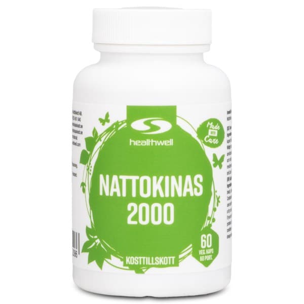 Healthwell Nattokinaasi 2000, 60 kapselia