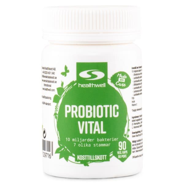 Healthwell Probiotic Vital Maitohappobakteerit, 90 kapselia -20%