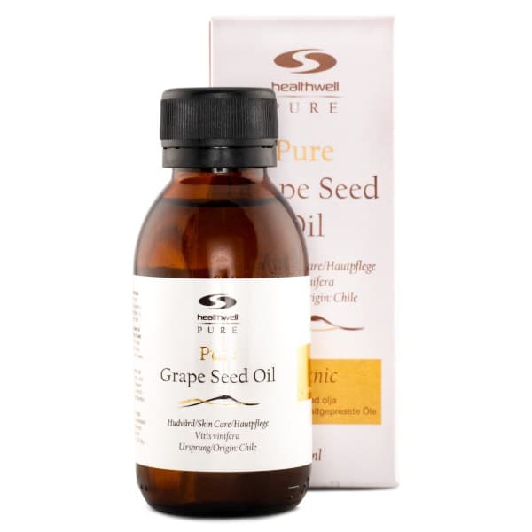 Healthwell PURE Viinirypäleensiemenöljy EKO, 100 ml