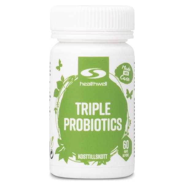 Healthwell Tripla Probiootit, 60 kapselia