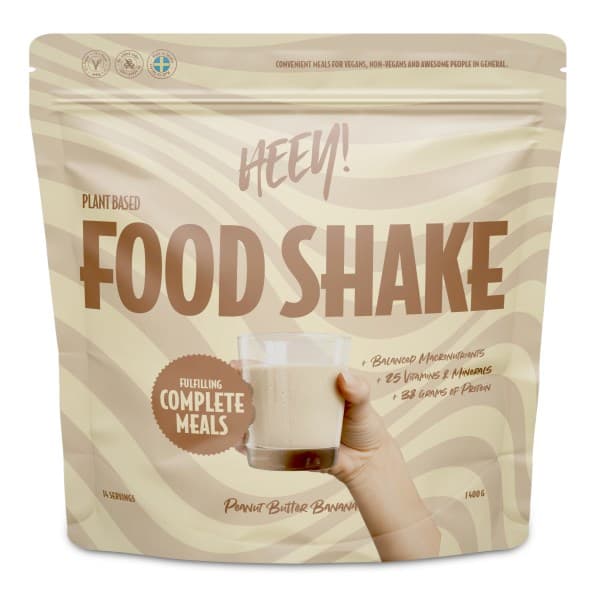 HEEY Food Shake, Peanutbutter/Banana, 1,4 kg -20%