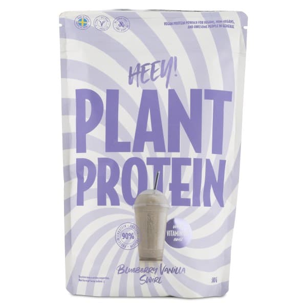 HEEY Vegaaninen Proteiinijauhe, Blueberry Vanilla Swirl, 500 g