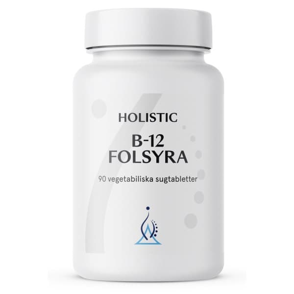 Holistic B12-Vitamiini Foolihappo, 90 tablettia