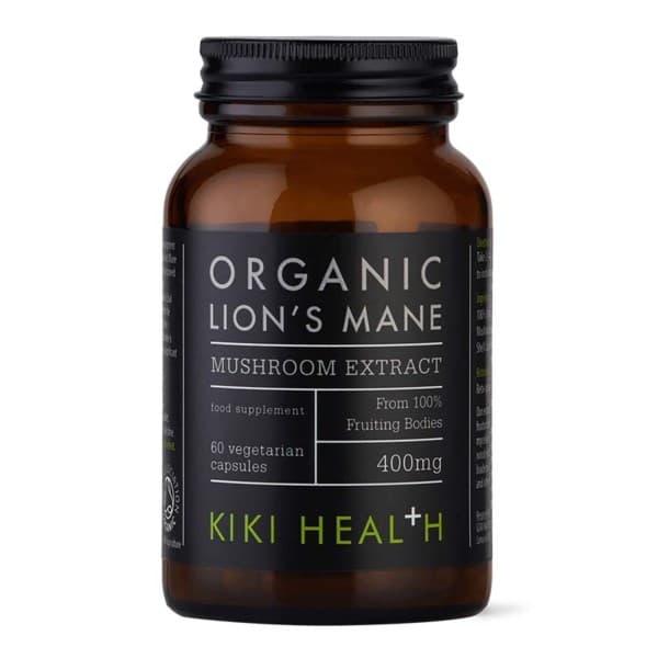 Kiki Health Organic Lions Mane, 60 kapselia -20%