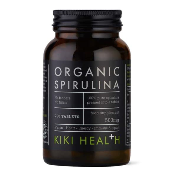 Kiki Health Organic Premium Spirulina Tablets, 200 tablettia -20%