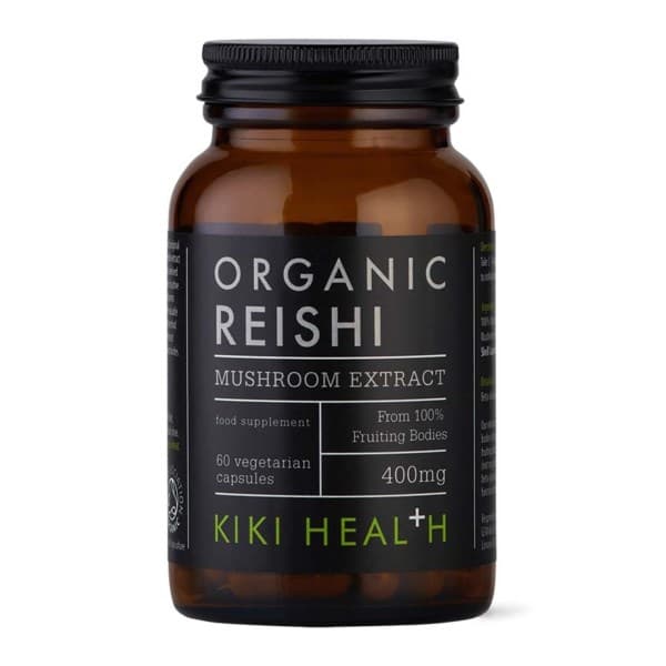 Kiki Health Organic Reishi Mushroom Extract, 60 kapselia -20%