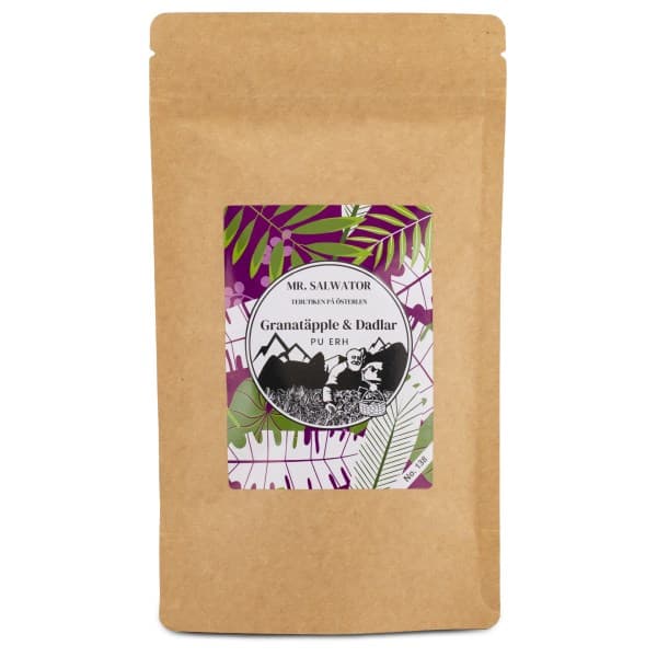 Mr. Salwator Pu Erh -irtotee Granaattiomena -Taateli, 100 g -20%