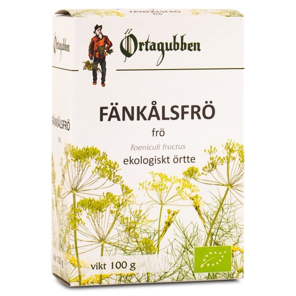 Örtagubben Fenkolinsiemenet, Luomu, 100 g