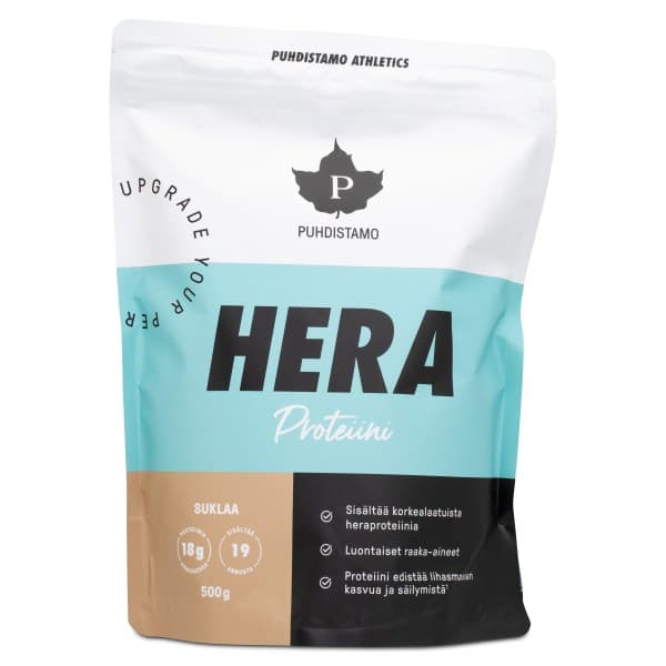 Puhdistamo Athletics Heraproteiini, Suklaa, 500 g