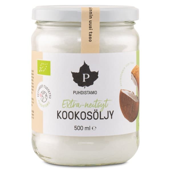 Puhdistamo Extra-Neitsyt Kookosöljy, 500 g