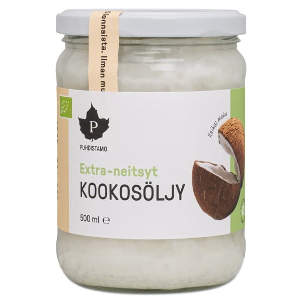 Puhdistamo Extra-Neitsyt Kookosöljy, 500 g