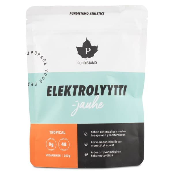 Puhdistamo Elektrolyyttijauhe, Trooppinen, 240 g
