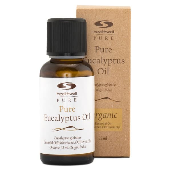 Healthwell PURE Eukalyptusöljy EKO, 33 ml