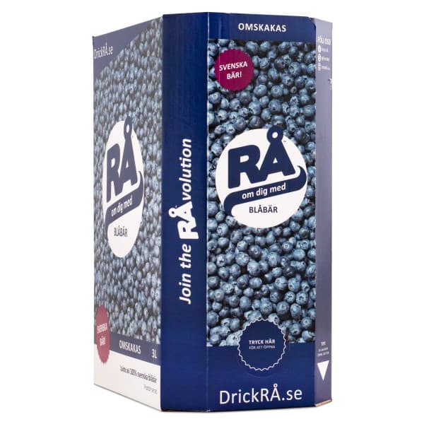 RÅ Blåbär Bag-in-Box, 3000 ml -20%
