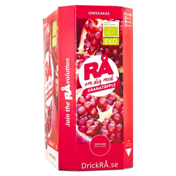 RÅ Granaattiomena EKO Bag-in-Box, 3000 ml -20%
