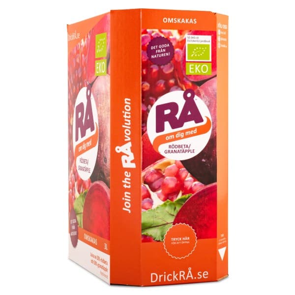 RÅ Granaattiomena/Punajuuri Bag-in-Box, 3000 ml -20%