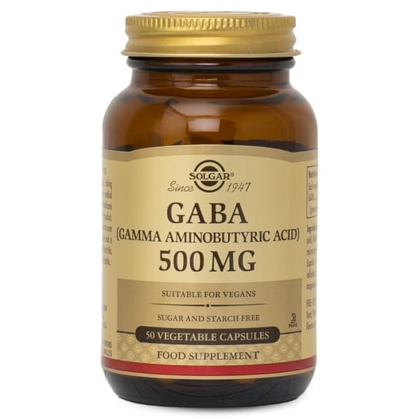 Solgar GABA 500 mg, 50 kaps.